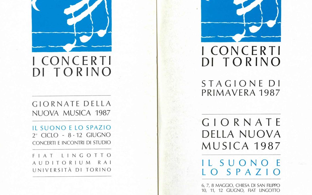 Giornate della nuova musica 1987: “Il suono e lo spazio” – Contrasti